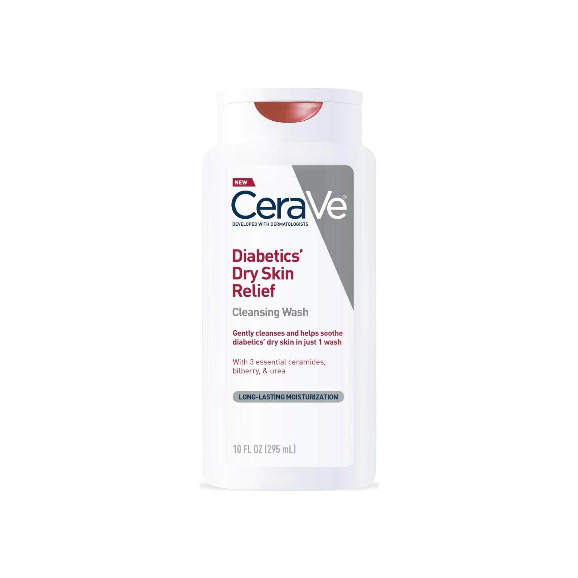 CeraVe Diabetics' Dry Skin Relief Cleansing Wash Cerave 10 fl. oz. Shop at Exclusive Beauty Club