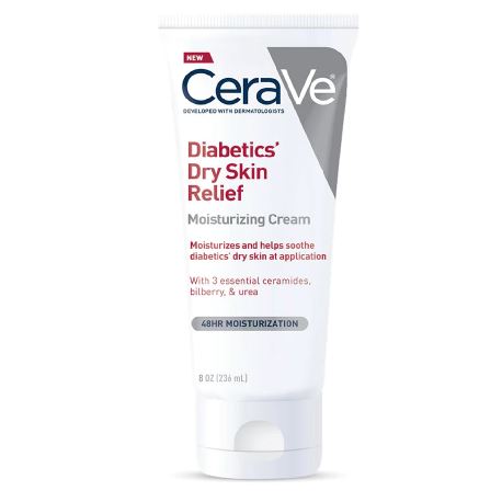 CeraVe Diabetics' Dry Skin Relief Moisturizing Cream Cerave 8 fl. oz. Shop at Exclusive Beauty Club