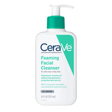 Bild in Galerie-Viewer laden, CeraVe Foaming Facial Cleanser for Normal to Oily Skin Cerave 8 oz. Shop at Exclusive Beauty Club
