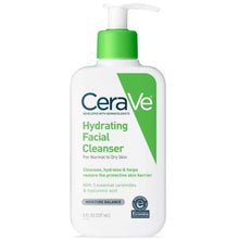Bild in Galerie-Viewer laden, CeraVe Hydrating Facial Cleanser for Normal to Dry Skin Cerave 8 oz. Shop at Exclusive Beauty Club
