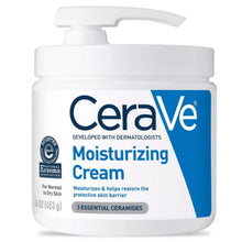 Carregar imagem no visualizador da Galeria, CeraVe Moisturizing Cream for Dry Skin Cerave 16 oz. Pump Shop at Exclusive Beauty Club
