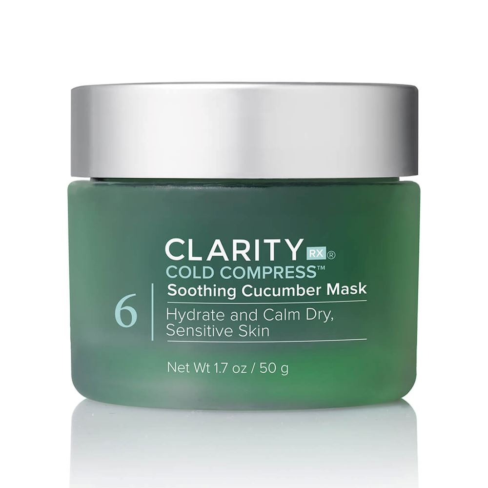 ClarityRx Cold Compress Soothing Cucumber Mask ClarityRx 1.7 fl. oz. Shop at Exclusive Beauty Club