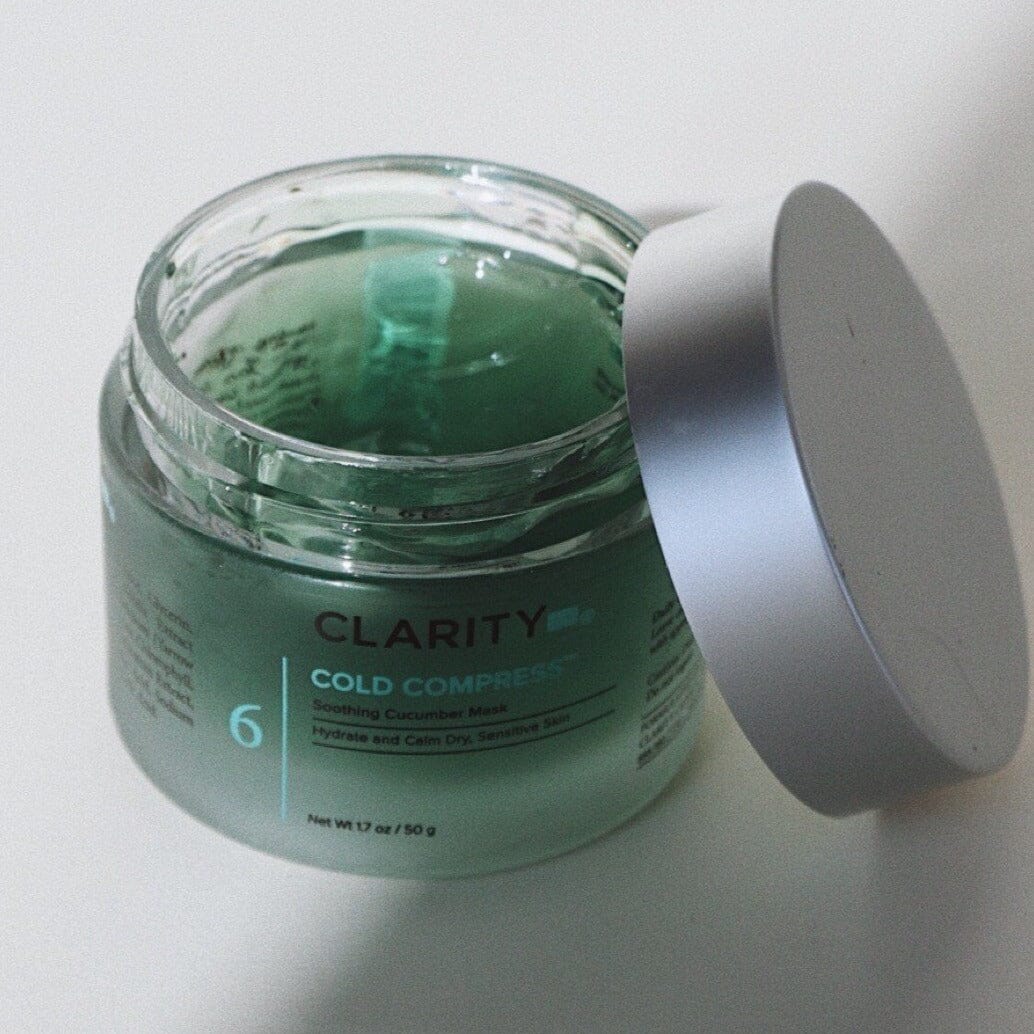 ClarityRx Cold Compress Soothing Cucumber Mask ClarityRx Shop at Exclusive Beauty