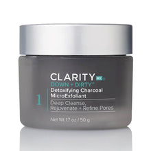 Charger l&#39;image dans la visionneuse de galerie, ClarityRx Down + Dirty Detoxifying Charcoal Microexfoliant ClarityRx 1.7 fl. oz. Shop at Exclusive Beauty Club
