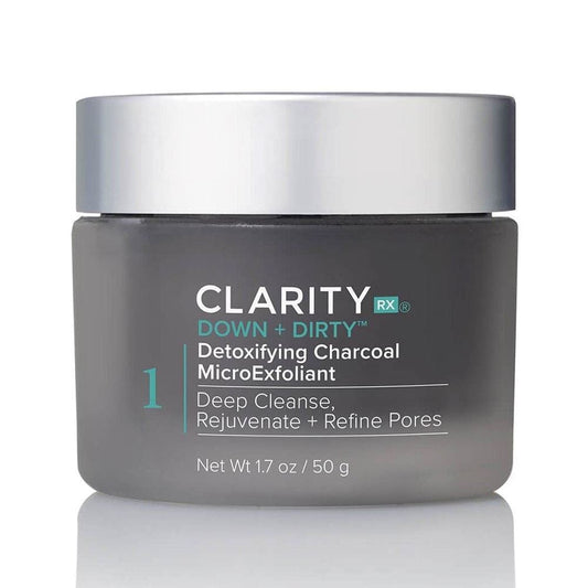 ClarityRx Down + Dirty Detoxifying Charcoal Microexfoliant ClarityRx 1.7 fl. oz. Shop at Exclusive Beauty