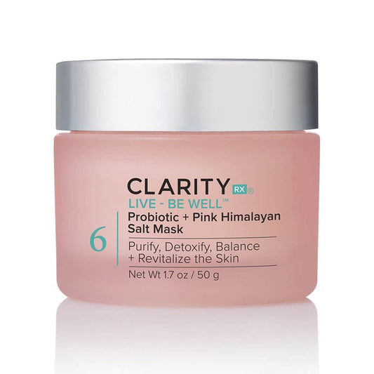 ClarityRx Live + Be Well Probiotic Pink Himalayan Salt Mask ClarityRx 1.7 fl. oz. Shop at Exclusive Beauty