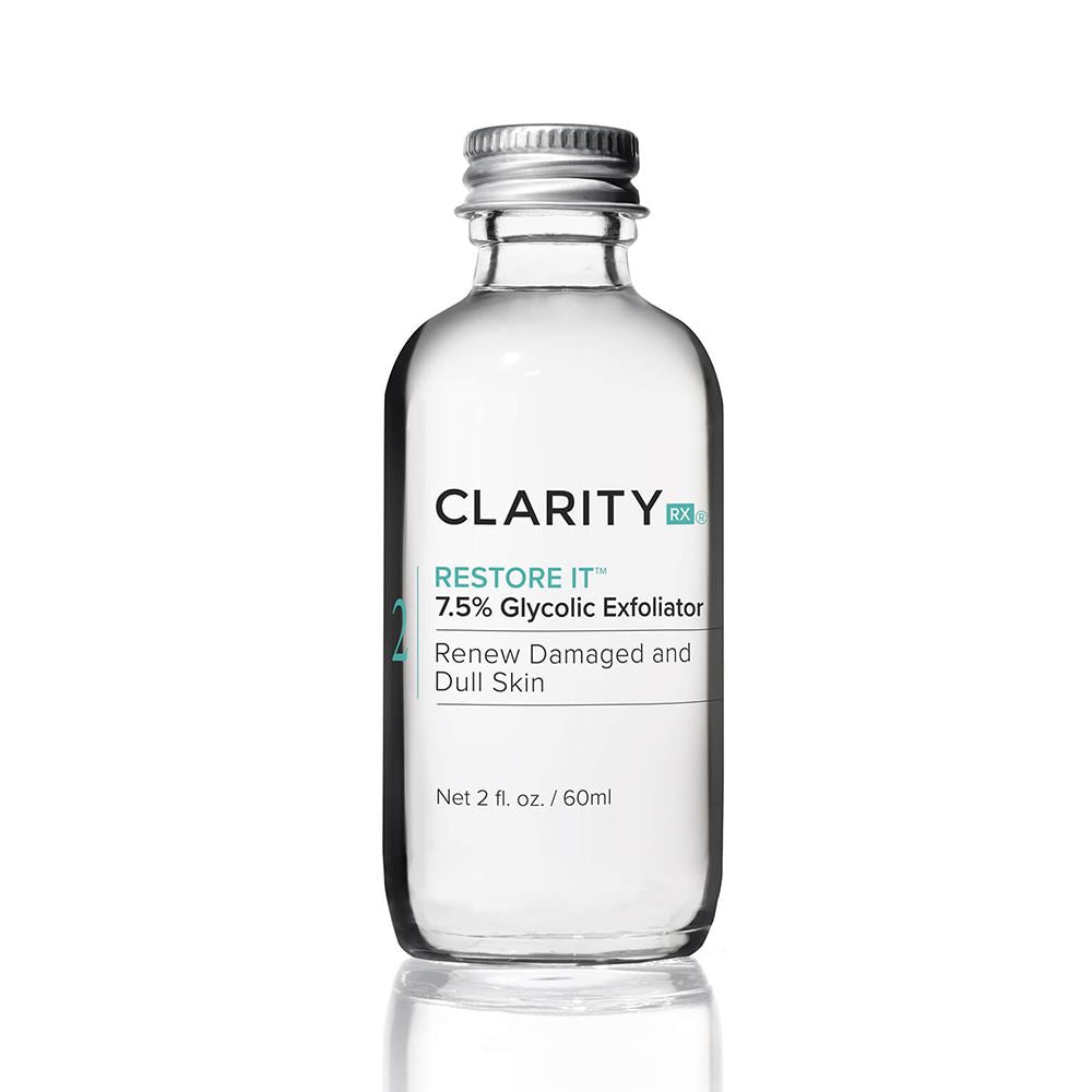 ClarityRx Restore It 7.5% Glycolic Exfoliator ClarityRx 2.0 fl. oz. Shop at Exclusive Beauty Club