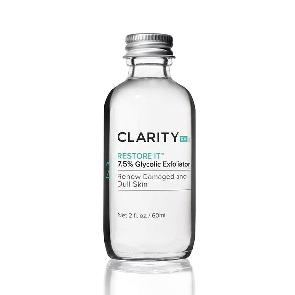 ClarityRx Restore It 7.5% Glycolic Exfoliator ClarityRx 2.0 fl. oz. Shop at Exclusive Beauty