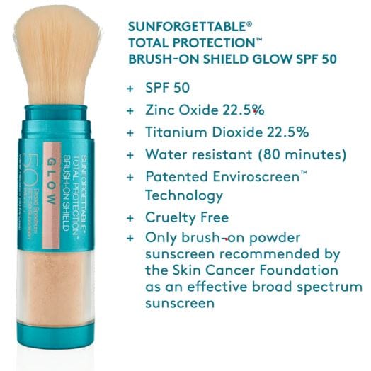 Colorescience Sunforgettable Total Protection Brush-On Shield GLOW SPF 50 Sunscreen Colorescience Shop at Exclusive Beauty