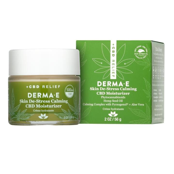 DERMA E Skin De-Stress Calming CBD Moisturizer DERMA E 2 oz. Shop at Exclusive Beauty Club