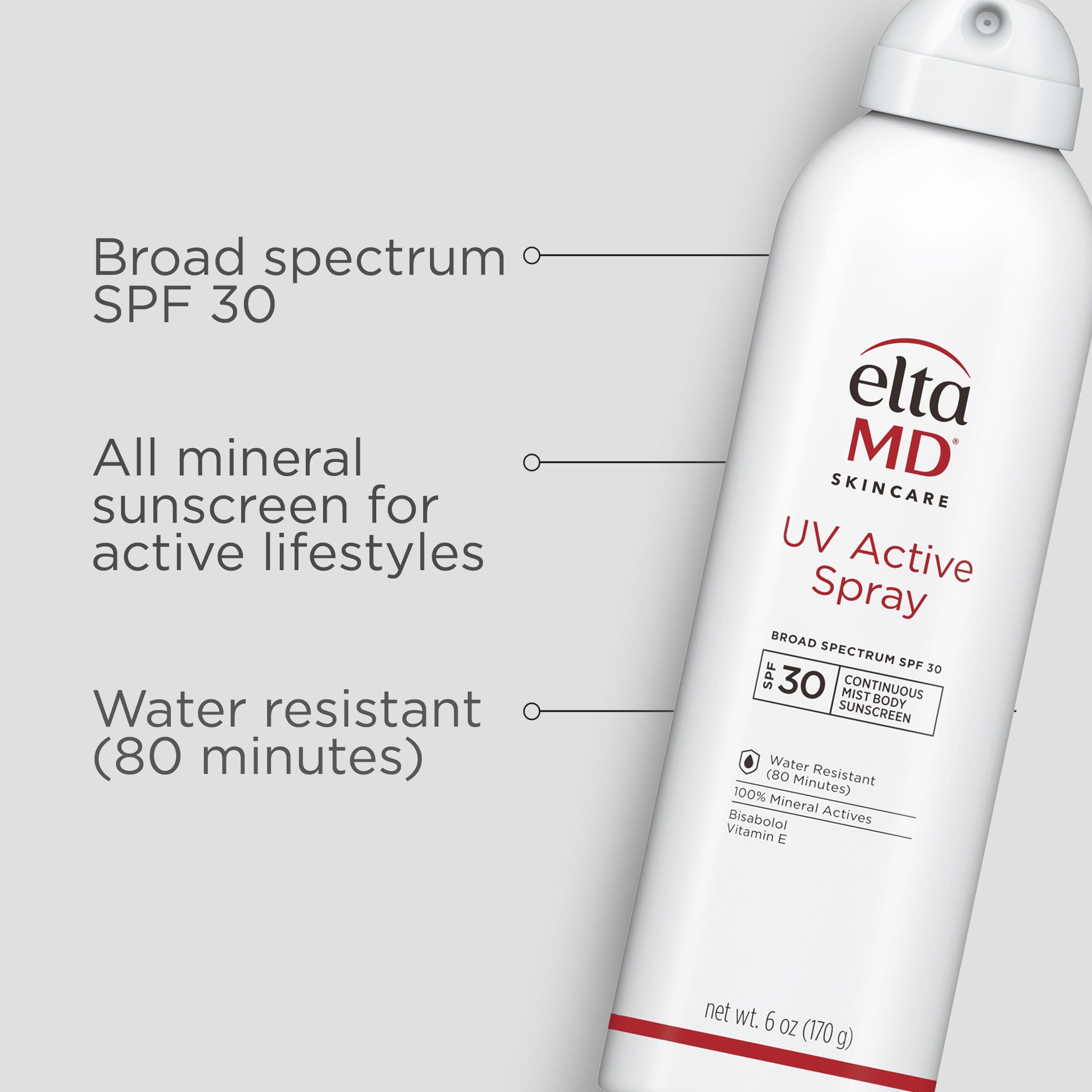 EltaMD UV Active Spray Broad Spectrum SPF 30 Exclusive Beauty Club