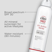 Load image into Gallery viewer, EltaMD UV Active Spray Broad Spectrum SPF 30 Sunscreen EltaMD Shop at Exclusive Beauty Club
