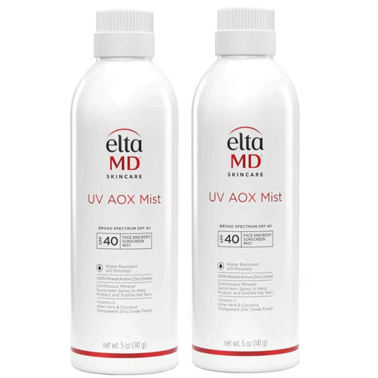EltaMD UV AOX Mist Broad Spectrum SPF 40 DUO ($90 Value) Sunscreen EltaMD Shop at Exclusive Beauty