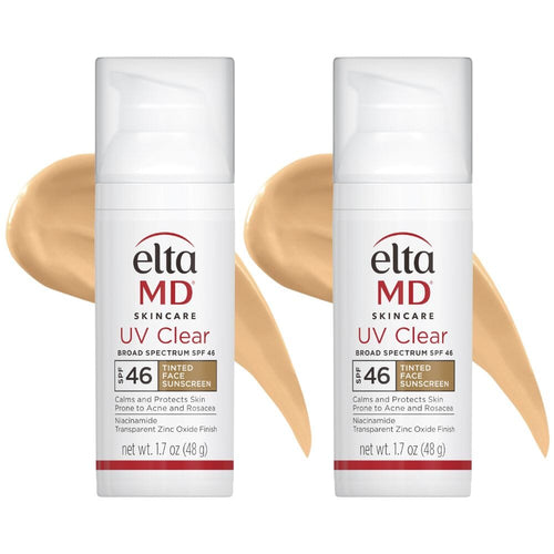EltaMD UV Clear Tinted SPF 46 Broad-Spectrum DUO ($86 Value) EltaMD Shop at Exclusive Beauty Club