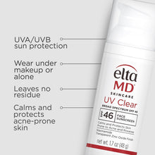 将图片加载到图库查看器，EltaMD UV Clear Untinted Broad-Spectrum SPF 46 Sunscreen EltaMD Shop at Exclusive Beauty Club
