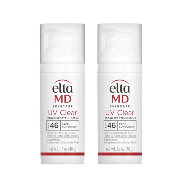 EltaMD UV Clear Untinted SPF 46 Broad-Spectrum Duo ($90 Value)