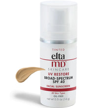 Load image into Gallery viewer, EltaMD UV Restore Broad-Spectrum SPF 40 Tinted EltaMD 0.5 oz. Trial Size Shop at Exclusive Beauty Club
