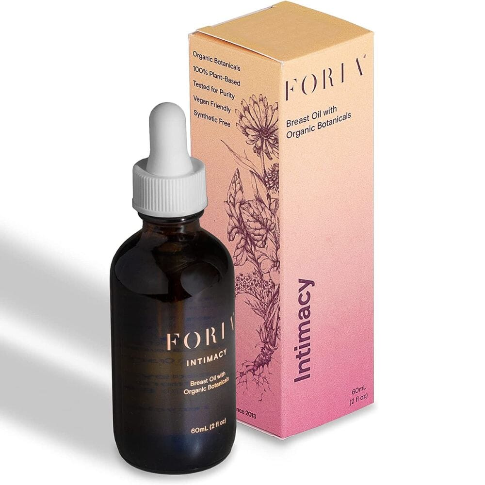 FORIA Intimacy Breast Oil with Organic Botanicals FORIA 2 fl. oz. Shop at Exclusive Beauty Club