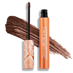 Grande Cosmetics GrandeBROW 2-in-1 Tinted Brow Gel + Brow Enhancing Serum Auburn Shop at Exclusive Beauty Club 1