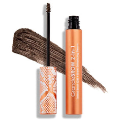 Grande Cosmetics GrandeBROW 2-in-1 Tinted Brow Gel + Brow Enhancing Serum Dark Shop at Exclusive Beauty Club 1