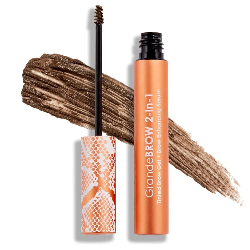 Grande Cosmetics GrandeBROW 2-in-1 Tinted Brow Gel + Brow Enhancing Serum Medium Shop at Exclusive Beauty Club 1