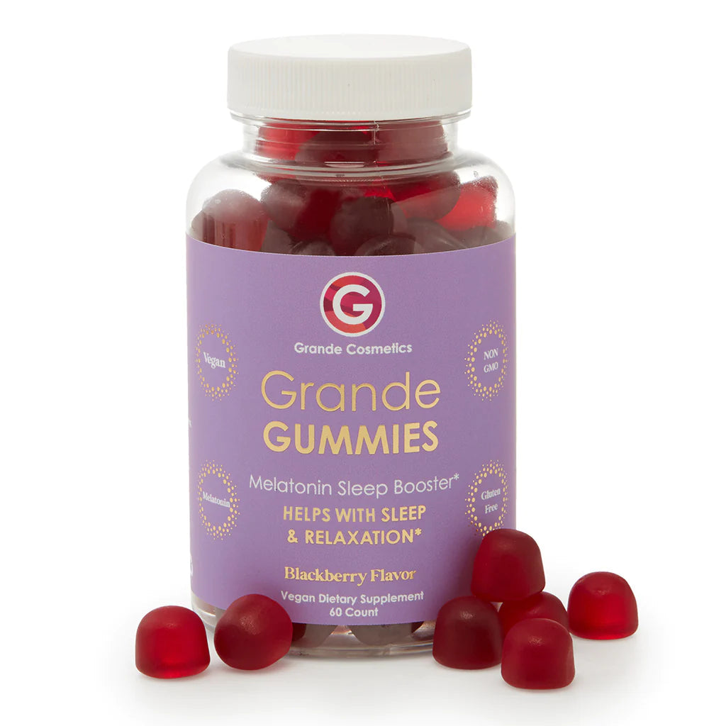 GrandeGUMMIES Melatonin Sleep Booster Gummy (60 Count) Grande Cosmetics Shop at Exclusive Beauty Club