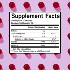 GrandeGUMMIES Melatonin Sleep Booster Gummy (60 Count) Grande Cosmetics Shop at Exclusive Beauty