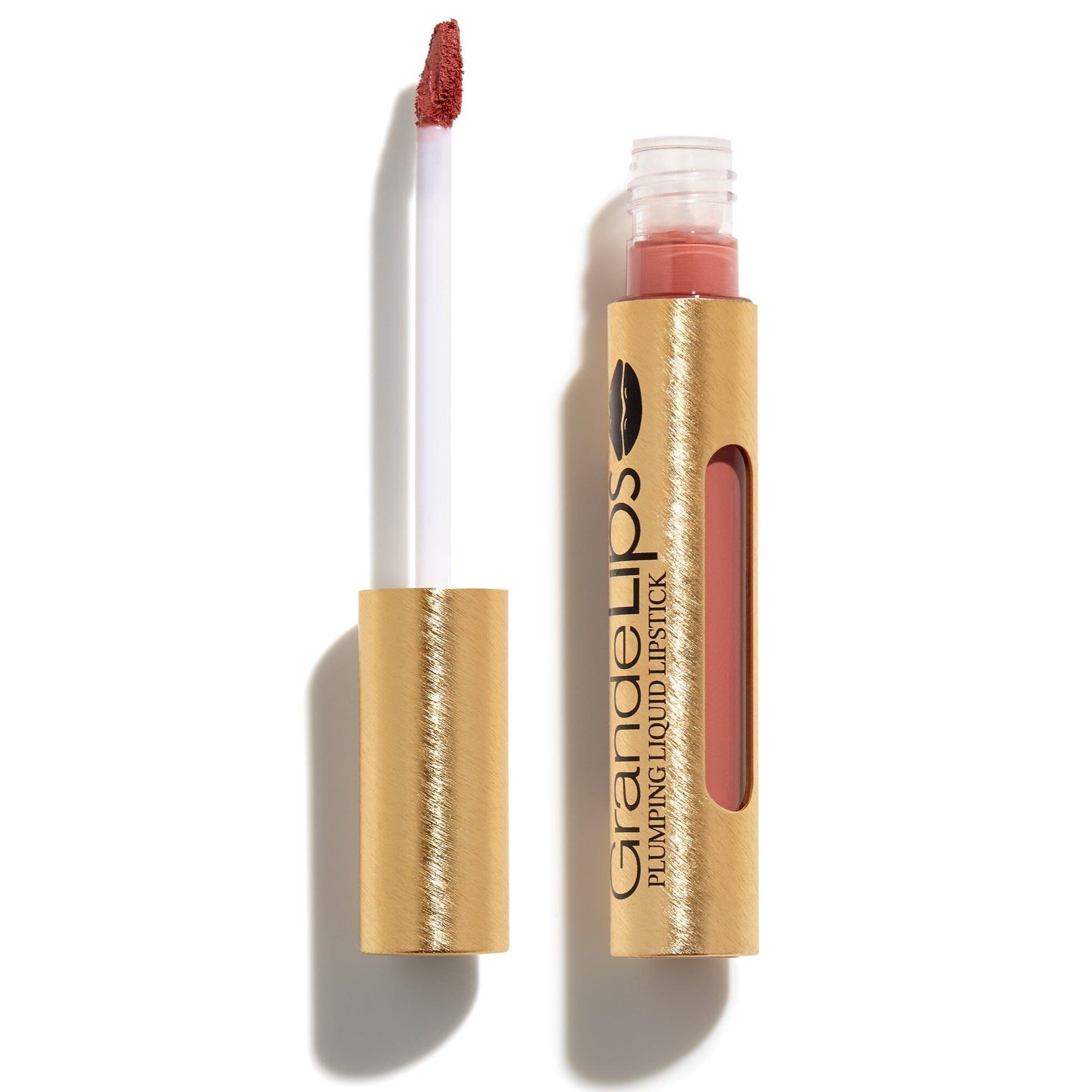 GrandeLIPS Plumping Liquid Lipstick | Semi-Matte Grande Cosmetics Desert Peak Shop at Exclusive Beauty Club