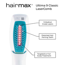 Charger l&#39;image dans la visionneuse de galerie, Hairmax Laser Comb Ultima 9 Classic Hairmax Shop at Exclusive Beauty Club
