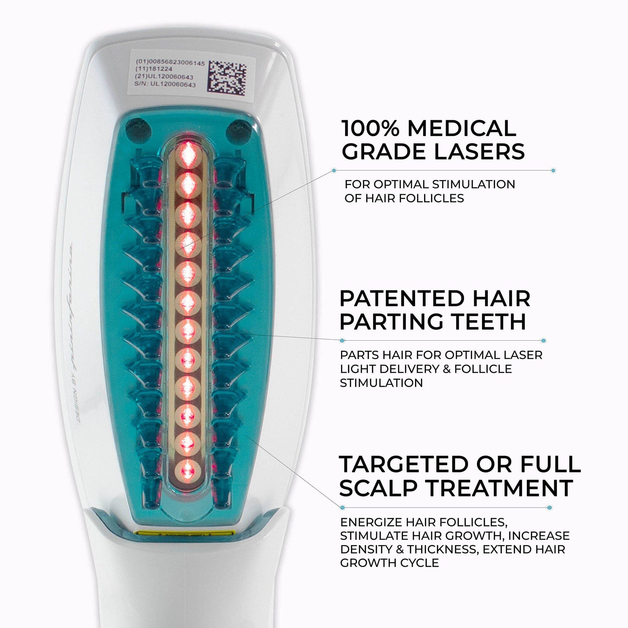 Hairmax Ultima 12 Laser Comb Hair Loss Treatments Hairmax Shop at ...