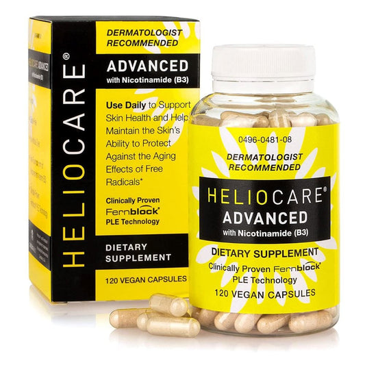 Heliocare Advanced Antioxidant Supplement with Nicotinamide B3 Vitamins & Supplements Heliocare 120 Vegan Capsules Shop at Exclusive Beauty