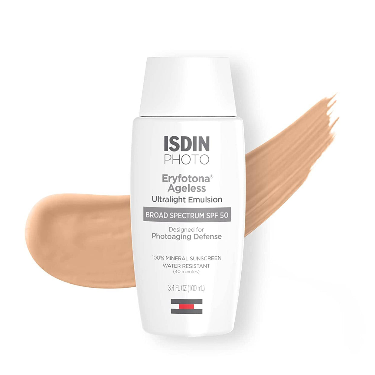 ISDIN Eryfotona Ageless Tinted Mineral Sunscreen SPF 50 ISDIN 3.4 fl. oz. Shop at Exclusive Beauty Club