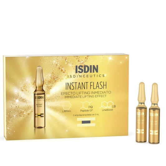 ISDIN Instant Flash ISDIN 5 Ampoules Shop at Exclusive Beauty