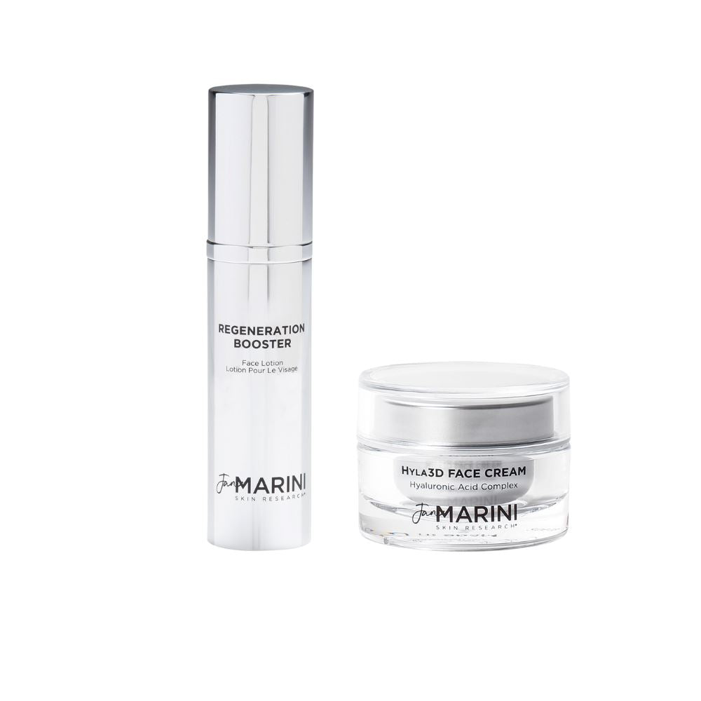 Jan Marini Regeneration Booster + Hyla3D Face Cream ($340 Value) Jan Marini Shop at Exclusive Beauty Club