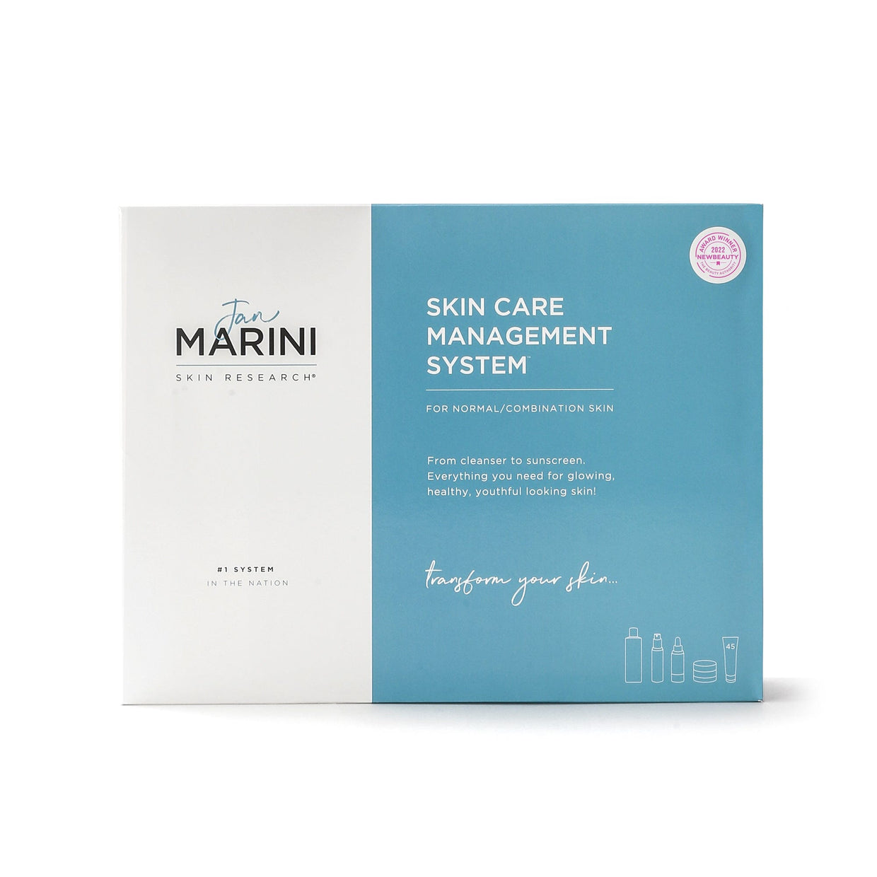 Jan Marini Skin Care Management System-Normal/Combination with Marini Physical Protectant Untinted SPF 30 Anti-Aging Skin Care Kits Jan Marini Shop at Exclusive Beauty Club