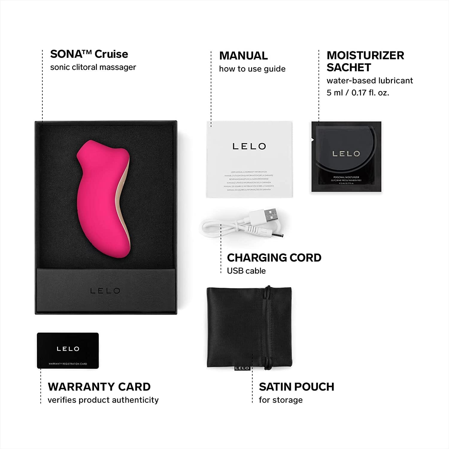 LELO SONA Cerise | Waterproof Sonic Clitoral Stimulator Exclusive Beauty Club LELO SONA Cerise | Waterproof Sonic Clitoral Stimulator Exclusive Beauty Club