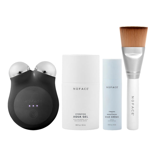 NuFACE MINI+ Starter Kit in Midnight Black NuFACE Shop at Exclusive Beauty