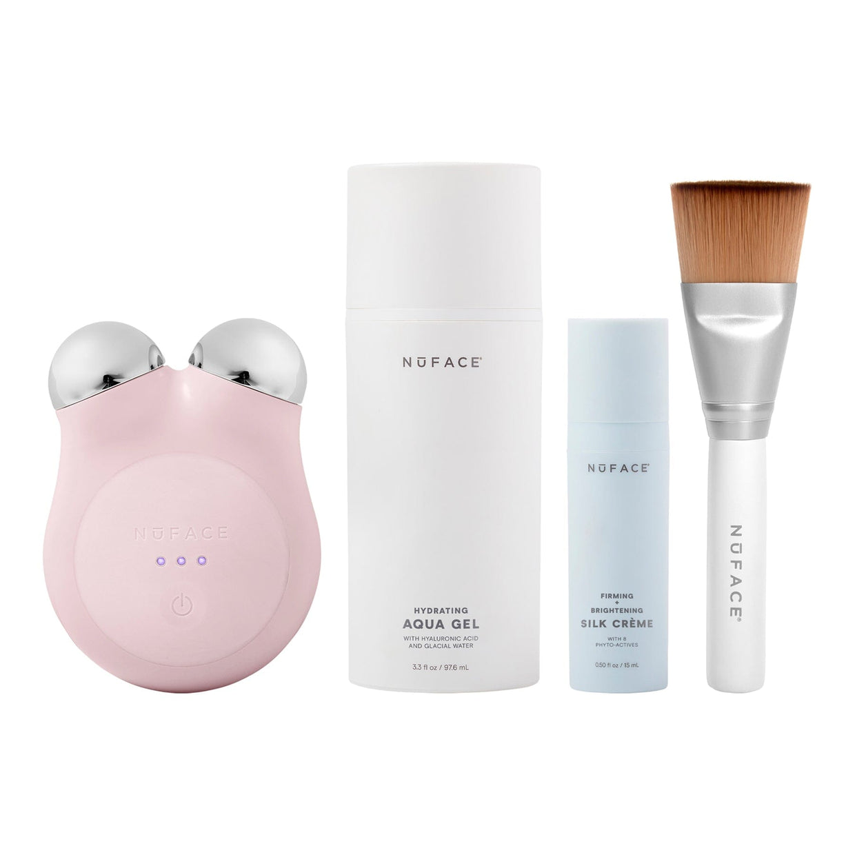 NuFACE MINI+ Starter Kit in Sandy Rose NuFACE Shop at Exclusive Beauty Club