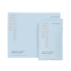 NuFACE Prep-N-Glow Exfoliating & Hydrating Facial Wipes NuFACE 20-Pack Shop at Exclusive Beauty Club