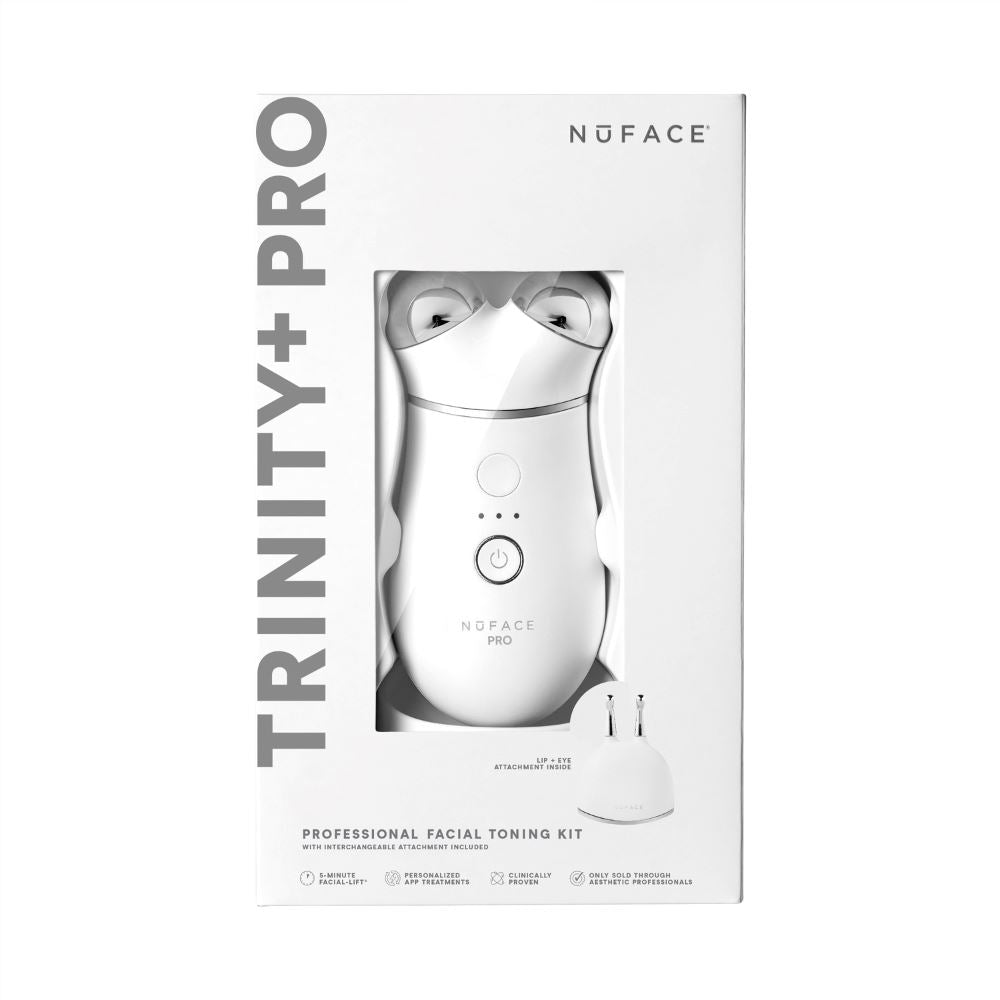 NuFACE TRINITY+ PRO Facial Toning Device (up to 500 AMP) + ELE Attachment NuFACE Shop at Exclusive Beauty Club