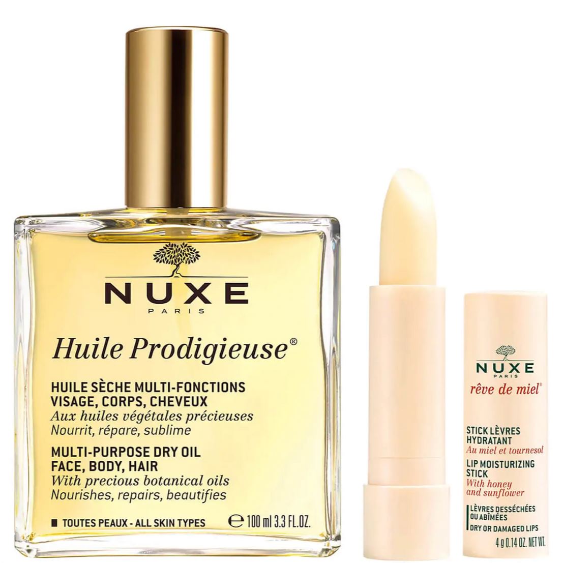 Nuxe Huile Prodigieuse Oil and Lip Stick Duo ($41 Value) Nuxe Shop at Exclusive Beauty Club