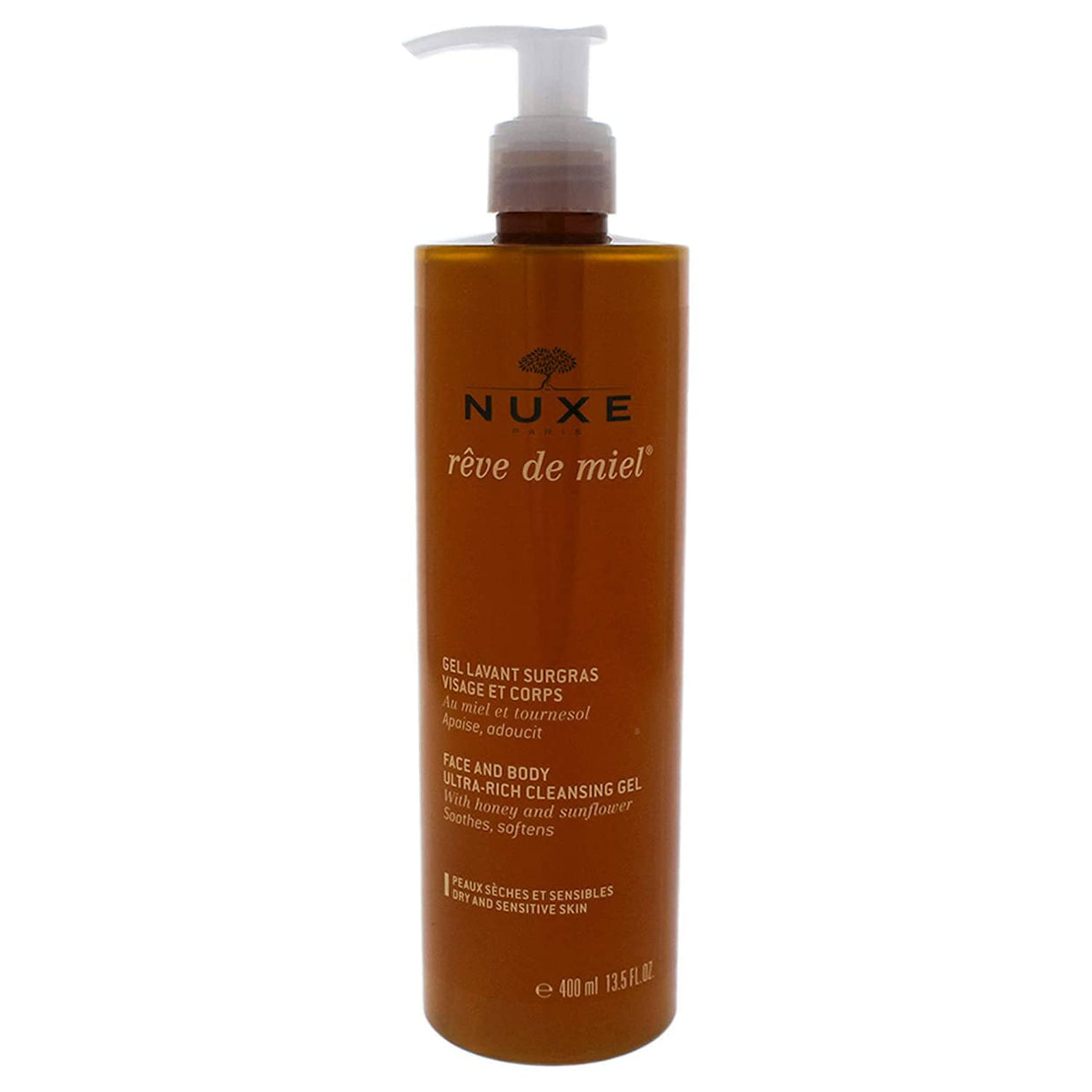 Nuxe Reve de Miel Face and Body Ultra Rich Cleansing Gel Nuxe 13.5 fl. oz (400 ml) Shop at Exclusive Beauty Club