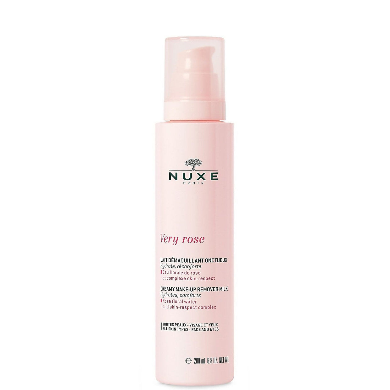 Nuxe Very Rose Creamy Make-Up Remover Milk Nuxe 6.8 fl. oz. (200ml) Shop at Exclusive Beauty Club