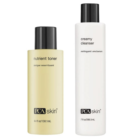 PCA Skin Hydrating Cleanse and Tone Duo ($84 Value) Anti-Aging Skincare Kits PCA Skin Shop at Exclusive Beauty