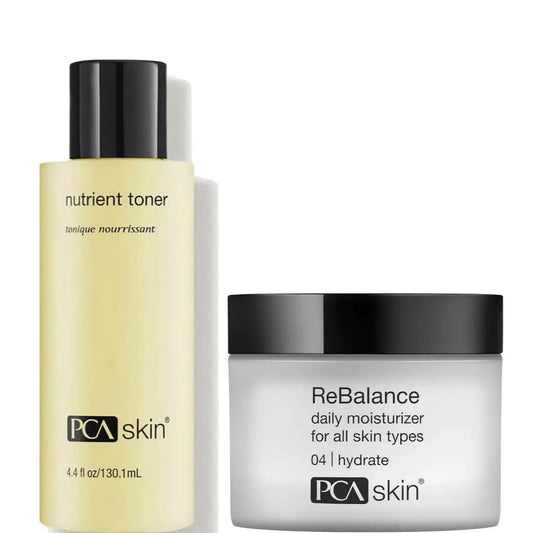 PCA Skin Sensitive Skin Duo (Nutrient Toner + Rebalance) $103 Value Anti-Aging Skin Care Kits PCA Skin Shop at Exclusive Beauty