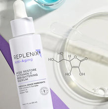Carregar imagem no visualizador da Galeria, Replenix Age Restore Vitamin C Brightening Serum Replenix Shop at Exclusive Beauty Club
