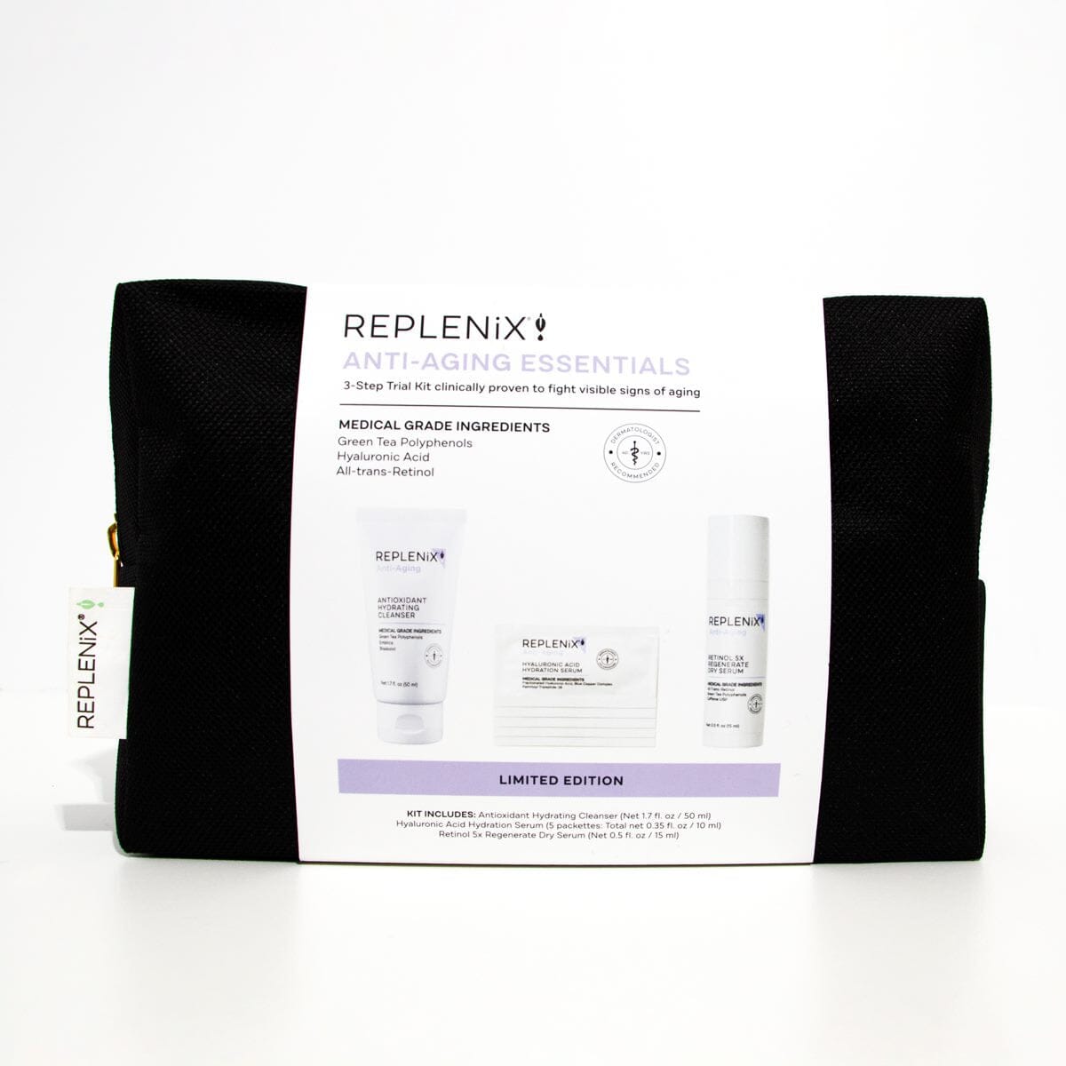 Replenix Anti-Aging Essentials 3 Step Trial Kit Replenix Shop at Exclusive Beauty Club