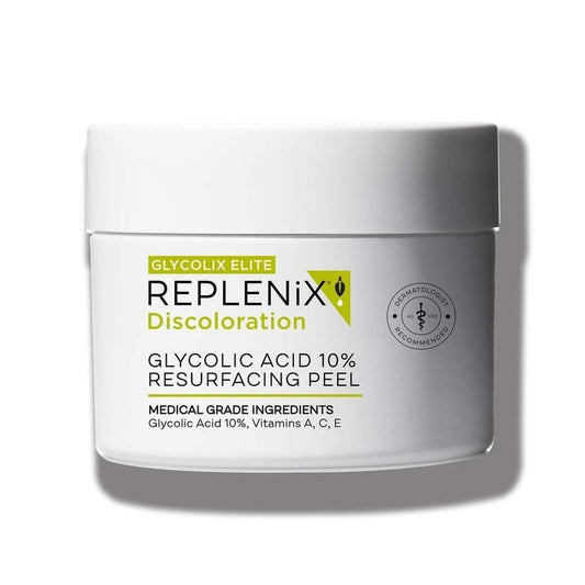 Replenix Glycolic Acid 10% Resurfacing Peel Pads Replenix 60 pads Shop at Exclusive Beauty