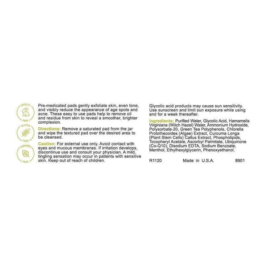 Replenix Glycolic Acid 10% Resurfacing Peel Pads Replenix Shop at Exclusive Beauty