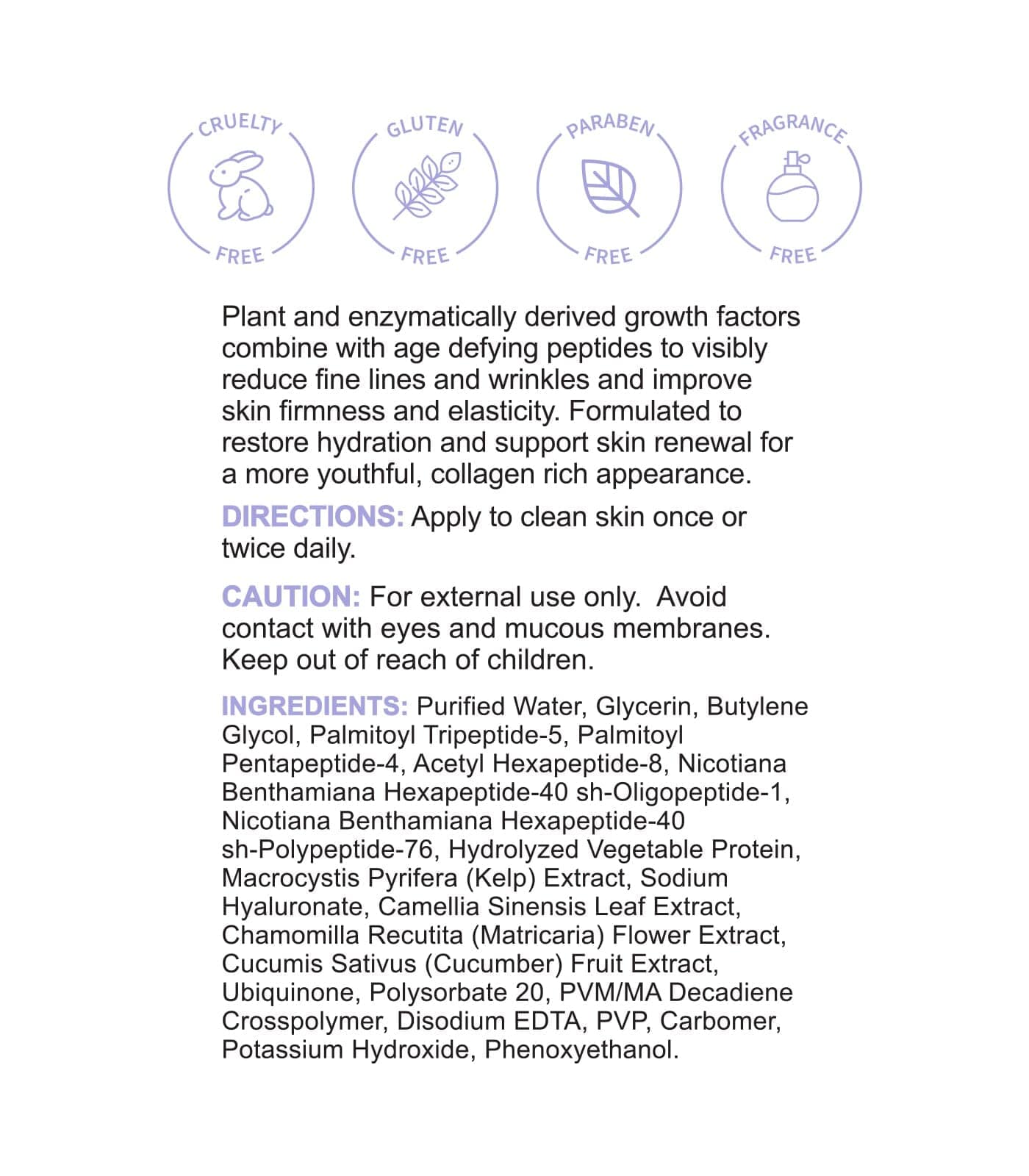 Replenix Growth Factor Restorative Serum Replenix Shop at Exclusive Beauty